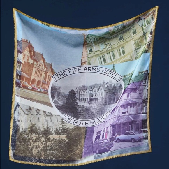 jane carr Accessories New Jane Carr Xfife Arms Hotel Silk Twill